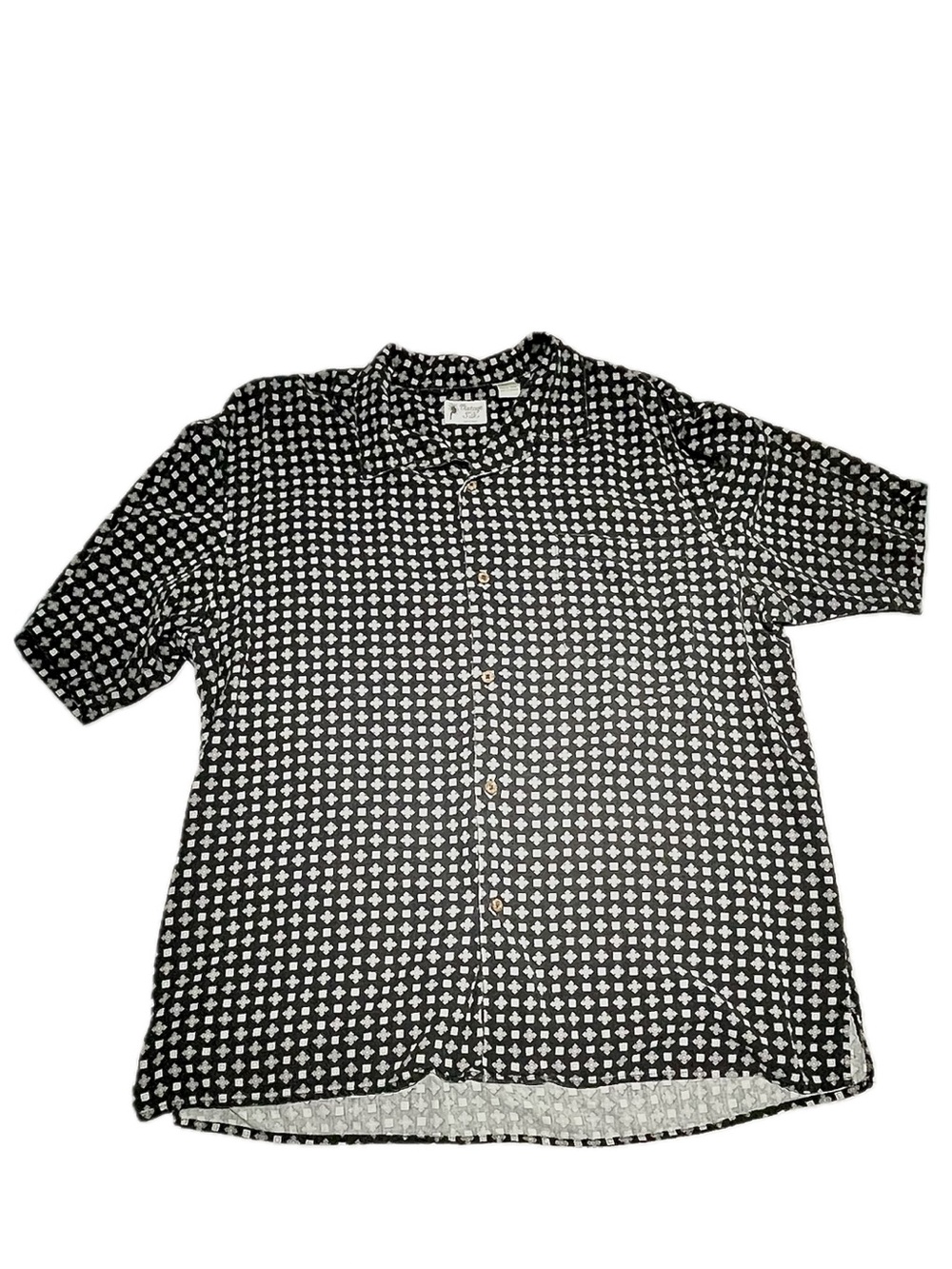 🤍Lot of Vintage Silk Circa 1969 & Tasso Elba Island Mens XL Short Sleeve Shirts